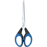 WEDO ciseaux Soft-Cut, pointu, longueur: 180 mm, noir/bleu