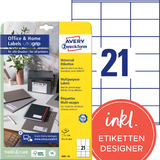 AVERY zweckform Etiquette universelle Home office 70x41 mm