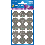 AVERY zweckform ZDesign sticker de Pques "Buttons"