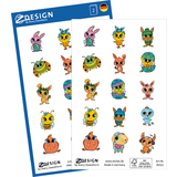 AVERY zweckform ZDesign sticker de Pâques "Glubschies"