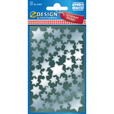 AVERY zweckform ZDesign stickers de Nöel "étoiles", argent