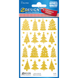AVERY zweckform ZDesign stickers de Nöel "Arbres de Noël"