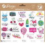 AVERY sticker tendance zdesign LETTERING, expressions