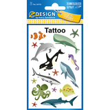 ZDesign kids Tatouage "animaux marins", color