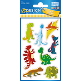 ZDesign kids Sticker glitter "dinosaures"