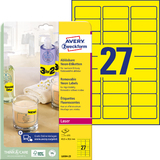AVERY zweckform Stick&Lift Etiquette, 63,5 x 29,6 mm, jaune