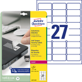 AVERY zweckform Etiquette de scurit, 63,5 x 29,6 mm