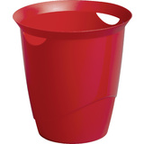 DURABLE corbeille  papier TREND, 16 litres, rond, rouge