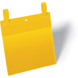 DURABLE pochette pour casier en treillis, a5 paysage, jaune