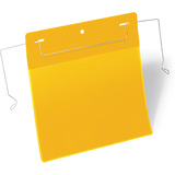 DURABLE pochette avec fil de suspension, a5 paysage, jaune