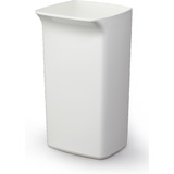 DURABLE poubelle DURABIN square 40, forme carre, blanc