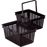 DURABLE panier  provision SHOPPING basket 19, noir
