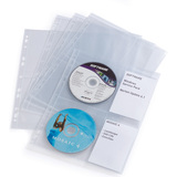 DURABLE pochette CD-/DVD cover LIGHT M, pour 4 CD, en PP,