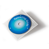 DURABLE pochette autoadhsive pocketfix CD/DVD, transparent