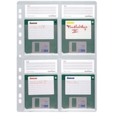 DURABLE pochette pour disquettes, pour 4 x 3,5" disquettes,