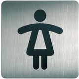 DURABLE pictogramme PICTO "WC Femmes", carr, en acier