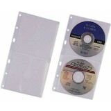DURABLE pochette CD-/DVD cover S, pour 2 CD, PP, 156x288 mm