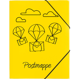 PAGNA Postmappe, din A4, PP, gelb, mit Motivdruck