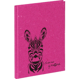 PAGNA carnet "Panda", A5, 128 pages, pointill, rose fuchsia