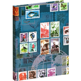 Philatélie Album de timbres 64 pages - Rouge - 225 x 305 mm EXACOMPTA 26163E