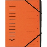 PAGNA trieur "Sorting File", 7 compartiments, orange