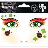 HERMA face Art sticker visage "Coccinelle"