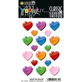 HERMA tatouage CLASSIC "Coeurs multicolores"