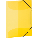 HERMA chemise  lastiques, PP, A4, jaune translucide