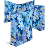 HERMA classeur  motifs fleurs "Blue Flowers", A4