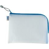 HERMA pochette  fermeture  zip "Mesh Bags", A5, bleu