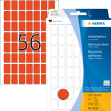 HERMA etiquette multi-usage, 12 x 18 mm, grand paquet,rouge