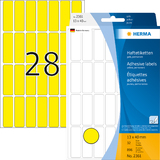 HERMA etiquette multi-usage, 13 x 40 mm, grand paquet,jaune