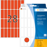 HERMA etiquette multi-usage, 13 x 40 mm, grand paquet,rouge