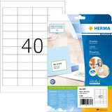 HERMA etiquette universelle PREMIUM, 48,5 x 25,4 mm, blanc