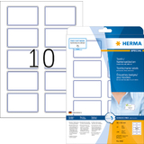 HERMA etiquettes badges special 80 x 50 mm, soie d'actate,