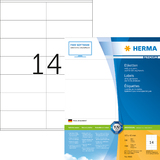 HERMA etiquette universelle PREMIUM, 105 x 42 mm, blanc