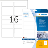 HERMA etiquettes badges SPECIAL, 88,9 x 33,8 mm, blanc