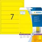 HERMA etiquette pour classeur SPECIAL, 192 x 38 mm, jaune