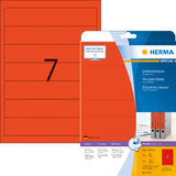 HERMA etiquette pour classeur SPECIAL, 192 x 38 mm, rouge