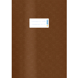 HERMA Protge-cahier, A4, en PP, brun opaque