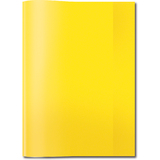 HERMA Protge-cahier, format A4, en PP, jaune transparent