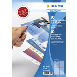 HERMA pochette pour carte postale, pour cartes 10 x 15 cm