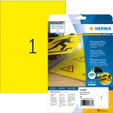 HERMA etiquette signaltique SPECIAL, 210 x 297 mm, jaune