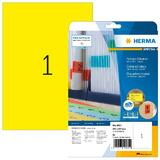 HERMA etiquette universelle SPECIAL, 210 x 297 mm, jaune