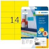 HERMA etiquette universelle SPECIAL, 105 x 42,3 mm, jaune