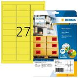 HERMA etiquette universelle SPECIAL, 63,5 x 29,6 mm, jaune