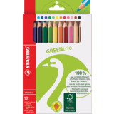 STABILO crayon de couleur GREENtrio, pais, tui en carton