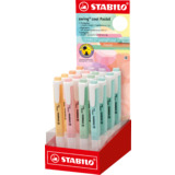 STABILO surligneur swing cool Pastel Edition, prsentoir
