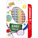 STABILO crayon de couleur EASYcolors, pour gauchers, tui