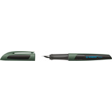 STABILO stylo  plume Flow sporty M, noir/vert olive